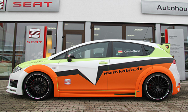 Leon Umbau oragne  grün Galerie - Autohaus Kobia